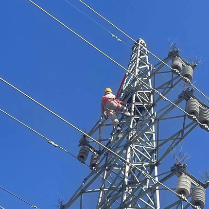 山西絕緣子零值測(cè)試現(xiàn)場(chǎng)